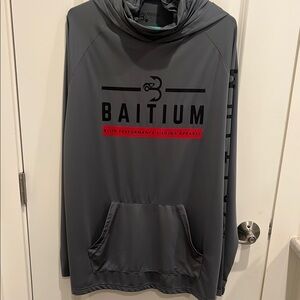 Baitium Gray Performance Hoodie